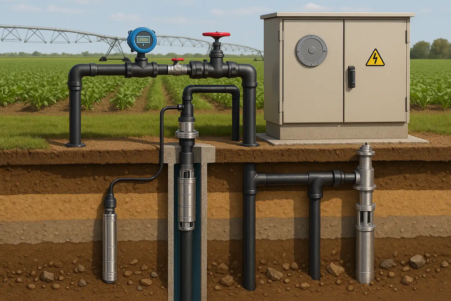 تجهیزات چاه عمیق کشاورزی؛ لزوم اجرا و روش ها